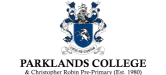 Coat of arms: blue shield with a white heraldic animal, ornate helmet and blue-silver mantling on a dark background (family crest).